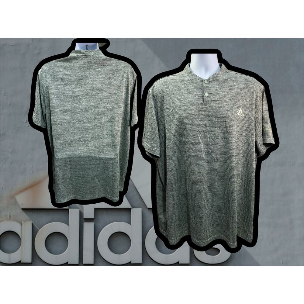 Adidas Gray Golf Polo Mens Sz 2XL Southern Hills Plantation Club Logo